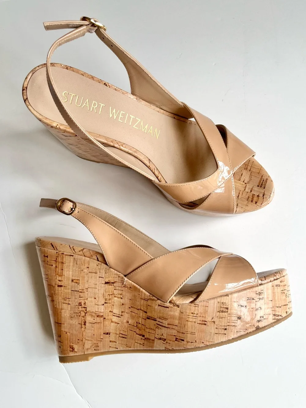 Stuart Weitzman Carmen Wedge Platform Sandals - Picture 5 of 12